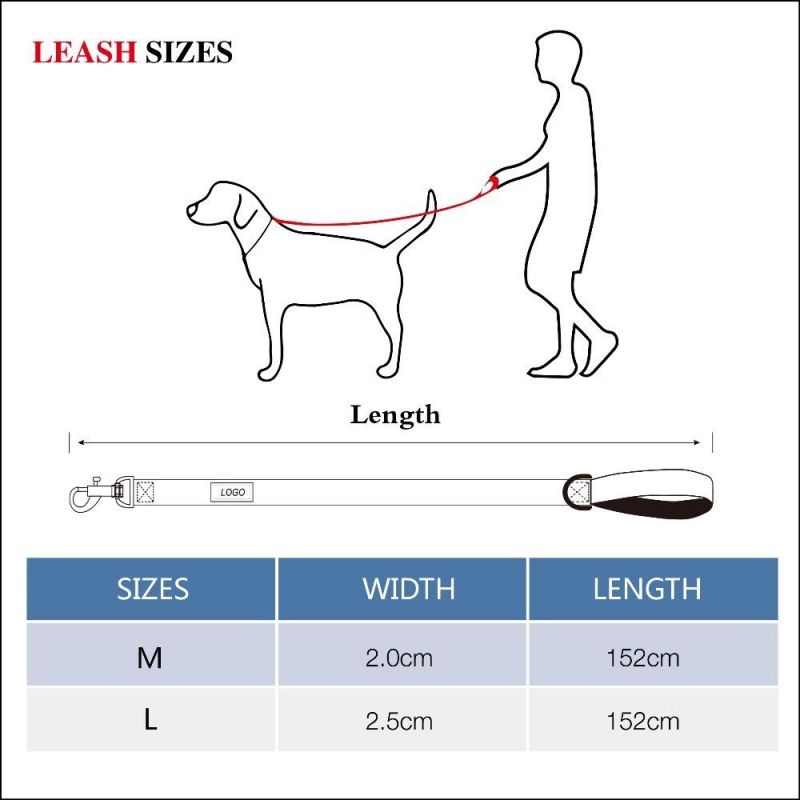 Eom Print Pattern Dog Leash Polyester Dog Leash Pet Products