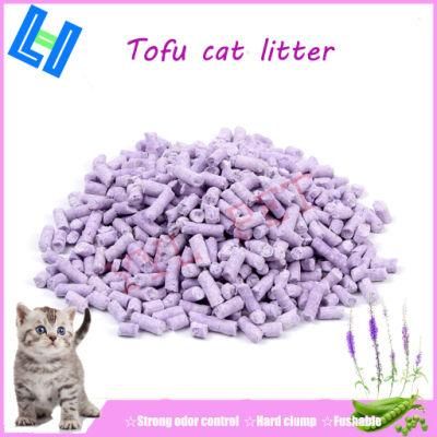 Pet Product: Tofu Cat Litter with Lavender Scent, Flushable