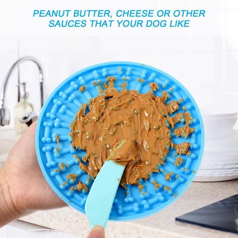 Puppy Lick Peanut Butter Bath Silicone Pad with Suction Cup Dog Funny Shower Toy