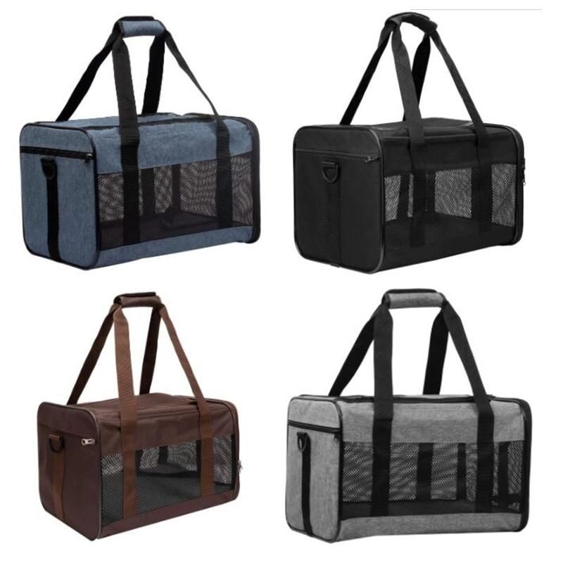 Airline Approved Portable Breathable Pet Carrier Dog Cat Travel Bag
