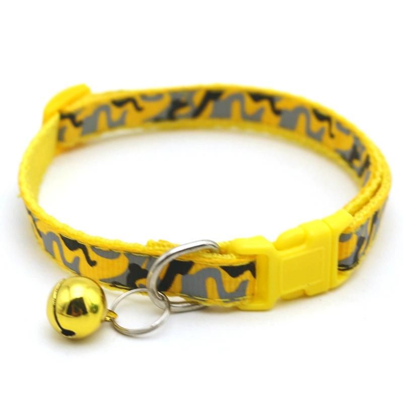 Wholesale Adjustable Colorful Reflective Cat Collar