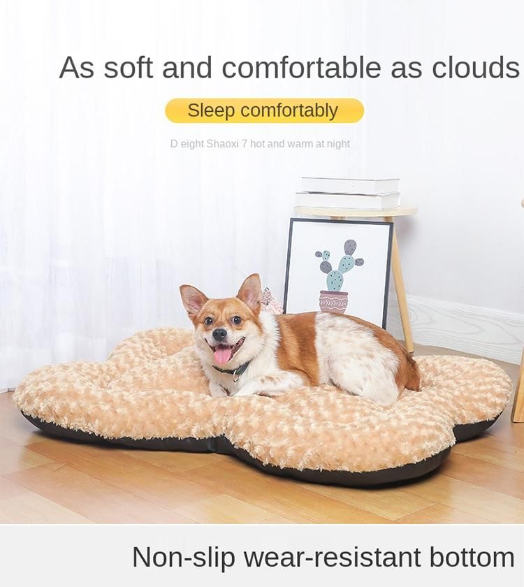 Fleece Soft Comfortable Dog Cushion Bed