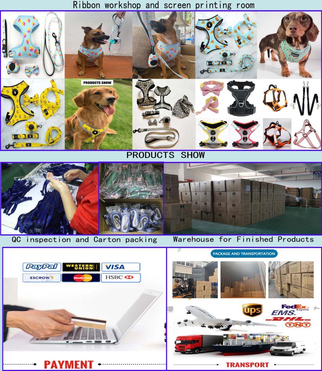 Dog Collar Bow Tie Collar Adjustable Collars Retractable Dog Leash Walk Dog Customized Brand Logo Customized Color Aceeptable
