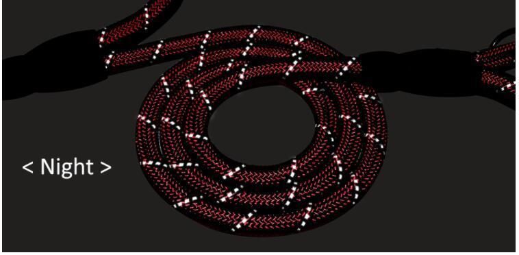 Strong Large Reflective Nylon Braided Climbing Rope Dog Leash