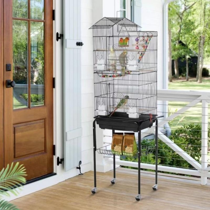 in Stock Black White Pet House Pet Product Wholesale Pet Bird Cages