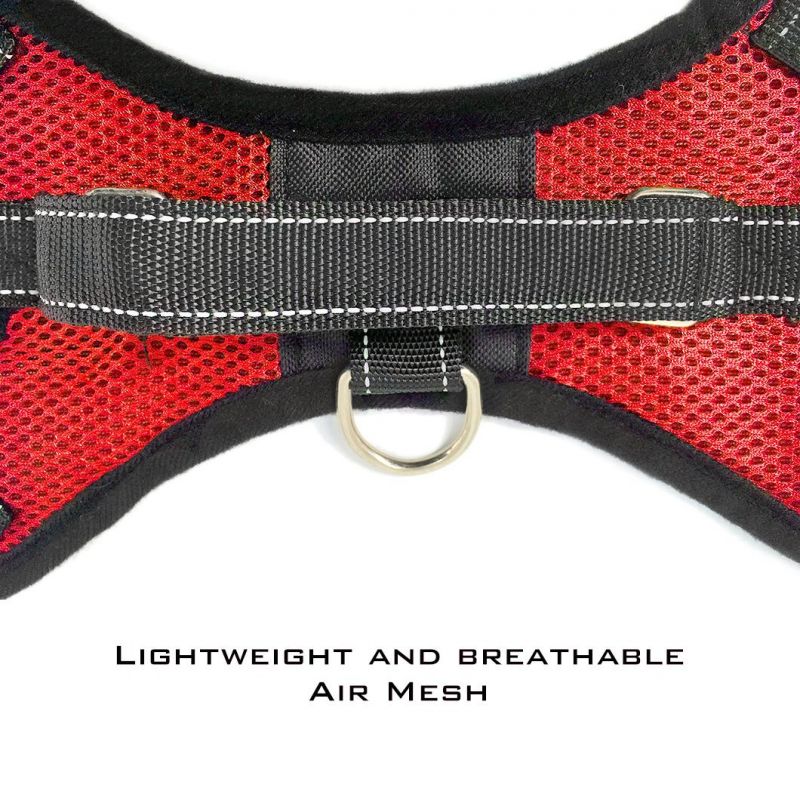 Wholesale Air Mesh Reflective Adjustable Outdoor Dog Harness