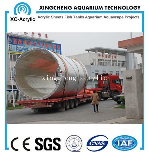 Round Acrylic Aquarium Restaurant Project