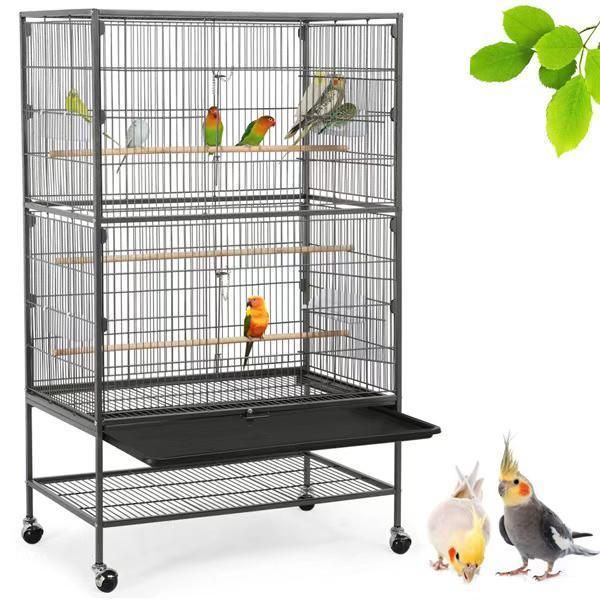 in Stock Customize OEM ODM Rotunda Bird Perch Stand up Parrot Cage
