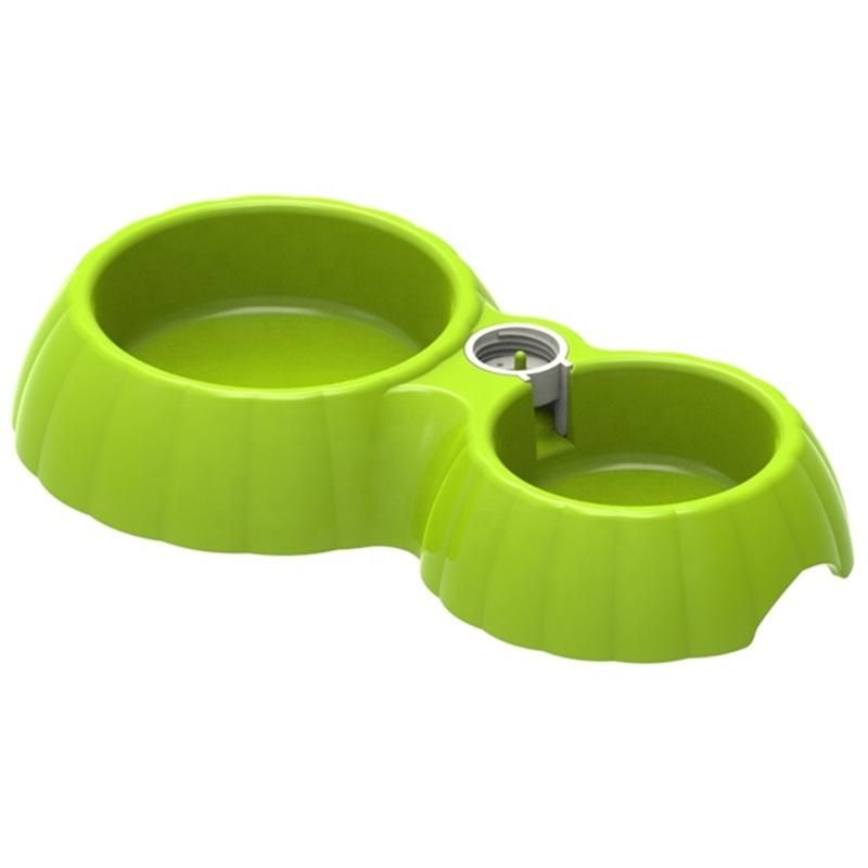 Wholesale Plastic Pet Feeder Double Pet Bowl for Dog Feed