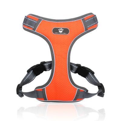 Adjustable Dog Harness with Reflective Strips for Small to Large Dog
