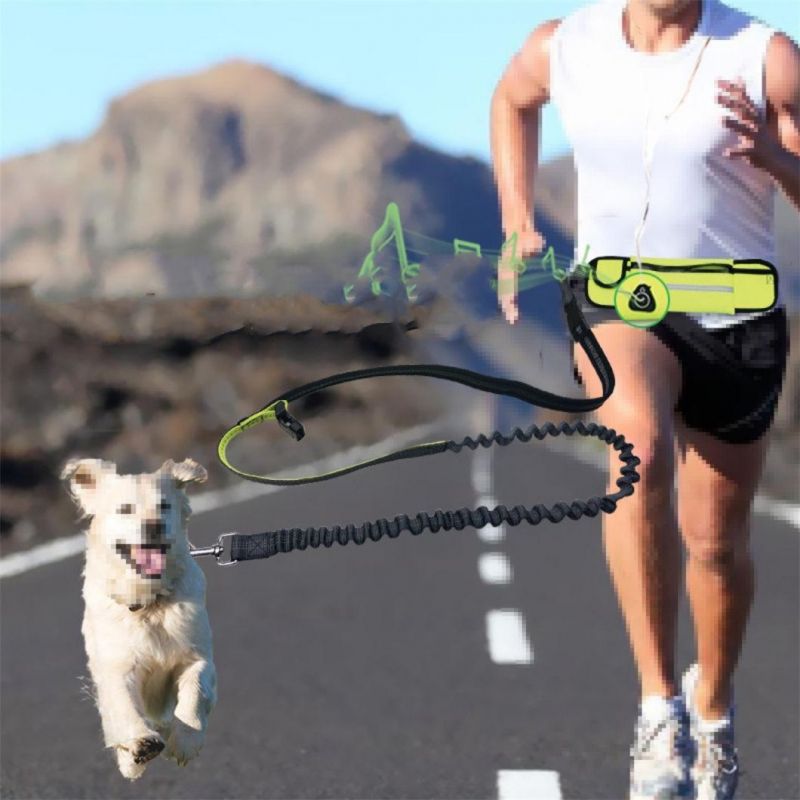 Dog Harness Jogging Lead Adjustable Waist Leashes