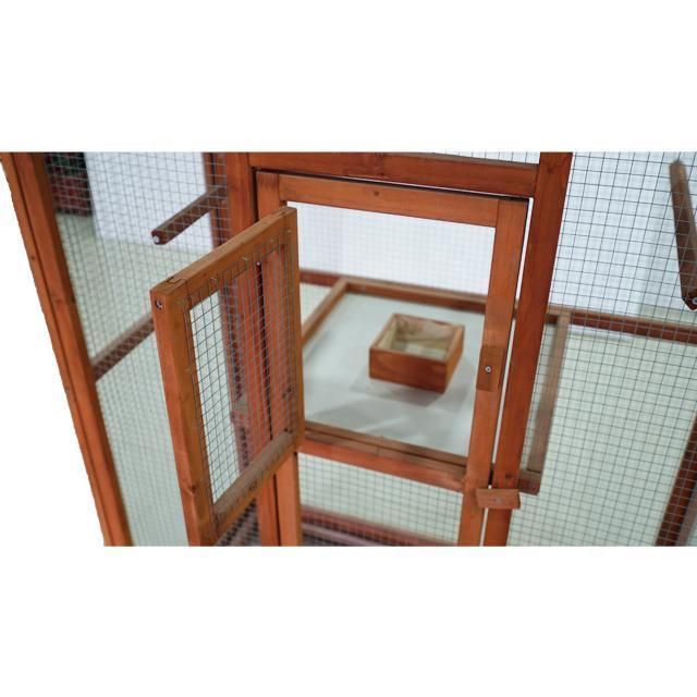 Solid Wood Bird House Birdcage Pigeon Dove Parrot Bird Breeding Cage