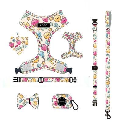 Adjustable Best Selling Pet Accessories Personalized Sublimation Dog Harness Custom