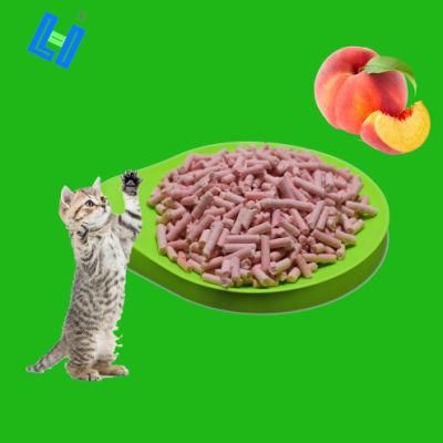 Peach Scent Tofu Cat Litter with Easy Cleaning