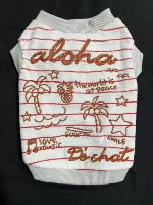 &quot;Aloha&quot;Pet Suppler Fashion Designer Dog Clothes Pet Products Pet Accessories