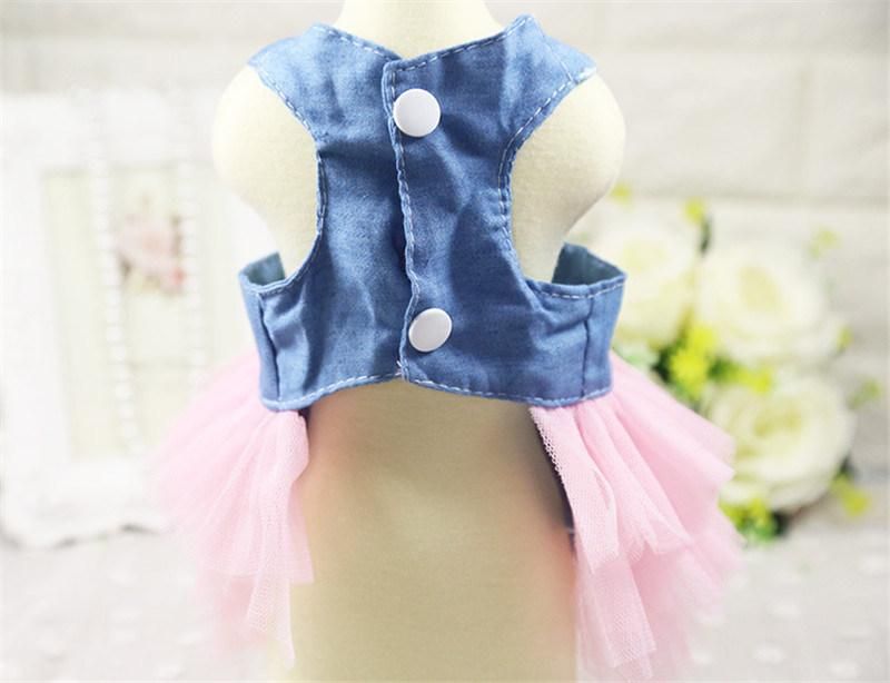 2020 Summer Pet Dog Dress Wedding Dress Skirt Clothes for Dogs Princess Pet Dog Clothes