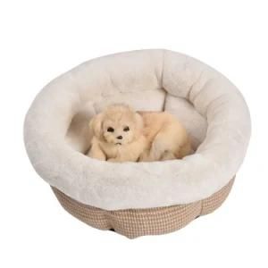 Round Bed Pet Beds Small Dogs Animal Dog Round Outdoor Pet Bed Soft Bedding for Small Pets