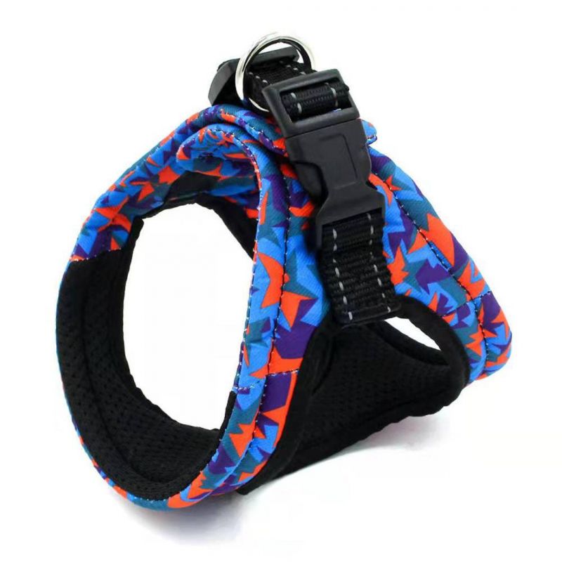 Vest Style Pet Harness with Matching Pet Leash Soft Dog Harness