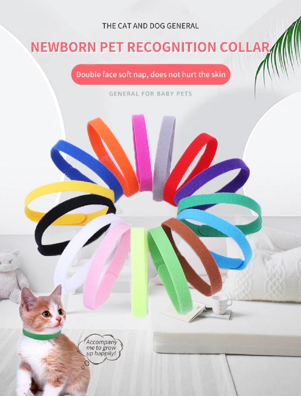 Soft Adjustable Multicolor Pet Discriminating Collar Circle