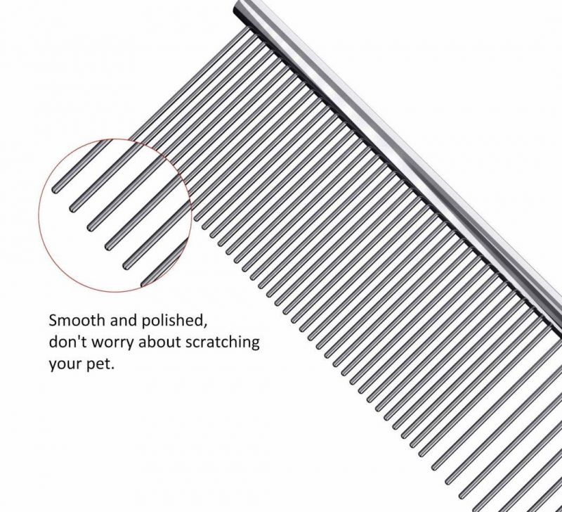 Pet Stainless Steel Grooming Dog Cat Comb Tool