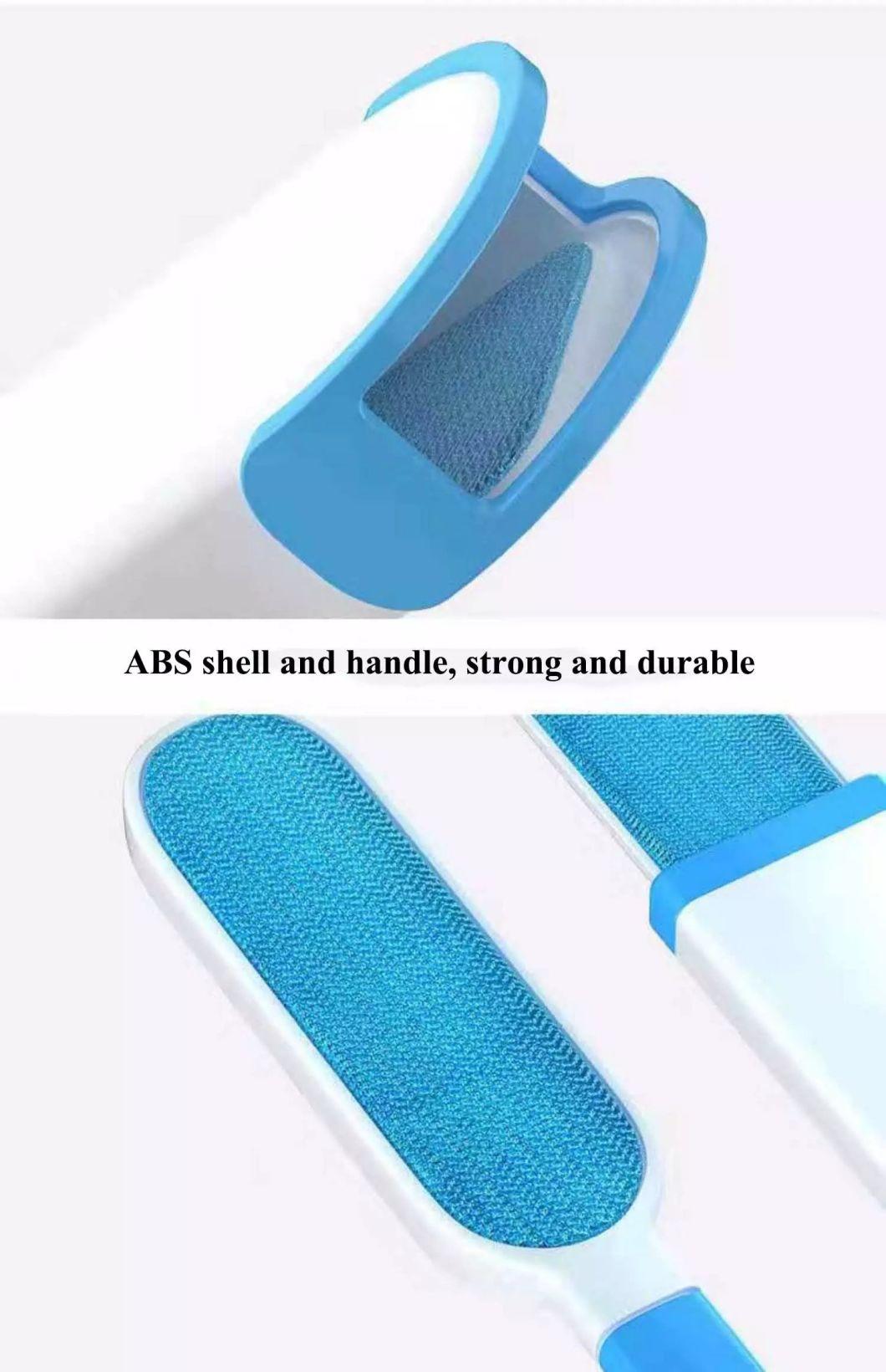 Wholesale Factory Price Clear Away Portable Dust Reusable Double-Sided Pet Hair Removal Brush