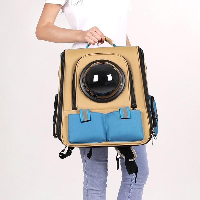 Wholesale Pet Carrier Waterproof Breathable Pet Bag Colorful Cat Dog Pet Backpack