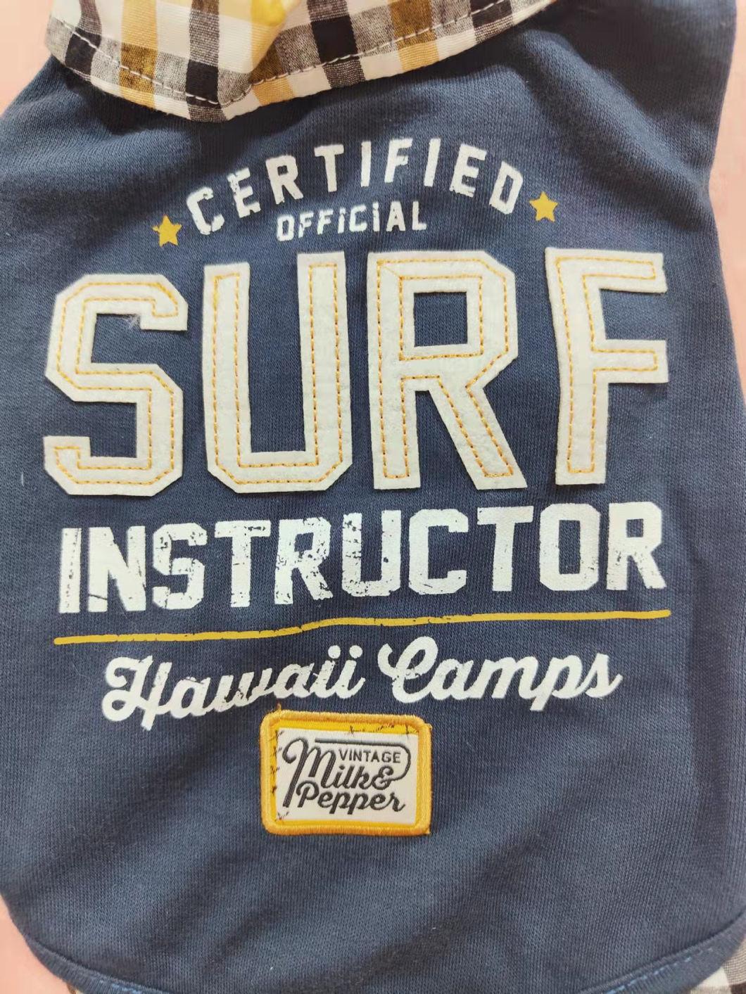 "Surf" Pet Shirt Designer Per Shirt Dog Clothes