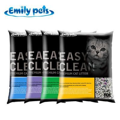 China Easy Clean Clumping Bentonite Cat Sand Arena PARA Gatos