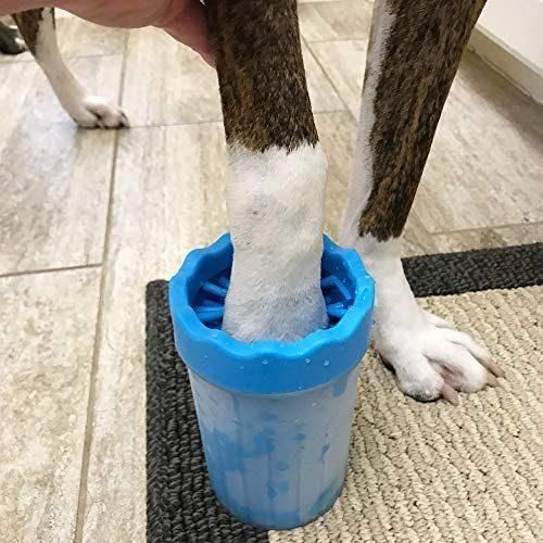Portable Dog Paw Cleaner for Claw Care Line, Small/Medium Dogs
