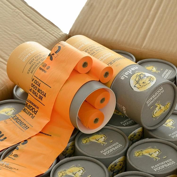 Wholesale Biodegradable Poop Dog Bags Design Poop Bag Customized Color HDPE Disposable Eco Friendly Poop Dog Pick up Bags
