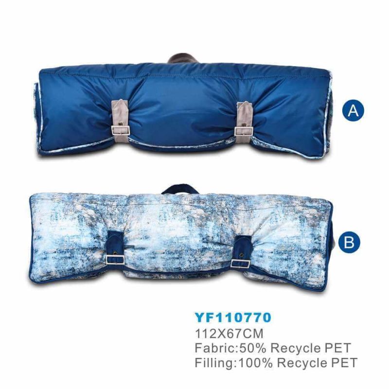 Pet Recycle Material Outdoor Foldable Dog Cushion Pet Travel Bed