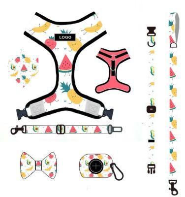 Dog Supplies Manufacturer Harness Matching Leads Poo Bag Bandana Adjustable Pet Product