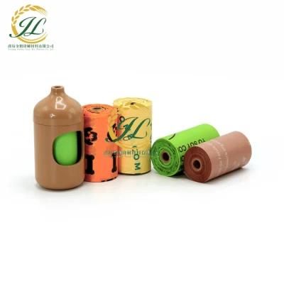 Wholesale Custom Printed Cornstarch Biodegradable Compostable Disposable Plastic Pet Dog Waste Poo Poop Pouch Bags with Logo