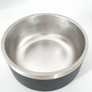 Amazon Wholesale Stainless Steel Pet Bowl Double Walled Portable Per Dog Water Bottle Travel Pet Bowl