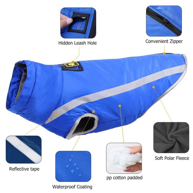 Winter Warm Dog Coat Sport Style Pet Clothes