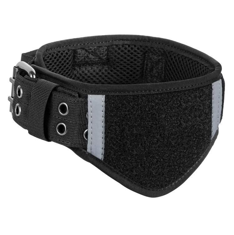 Adjustable Dog Collars Military Heavy Duty Metal Buckle Tactical Collar