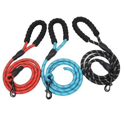 Strong Heavy Duty Braided Rope Dog Leash with Padded Handle