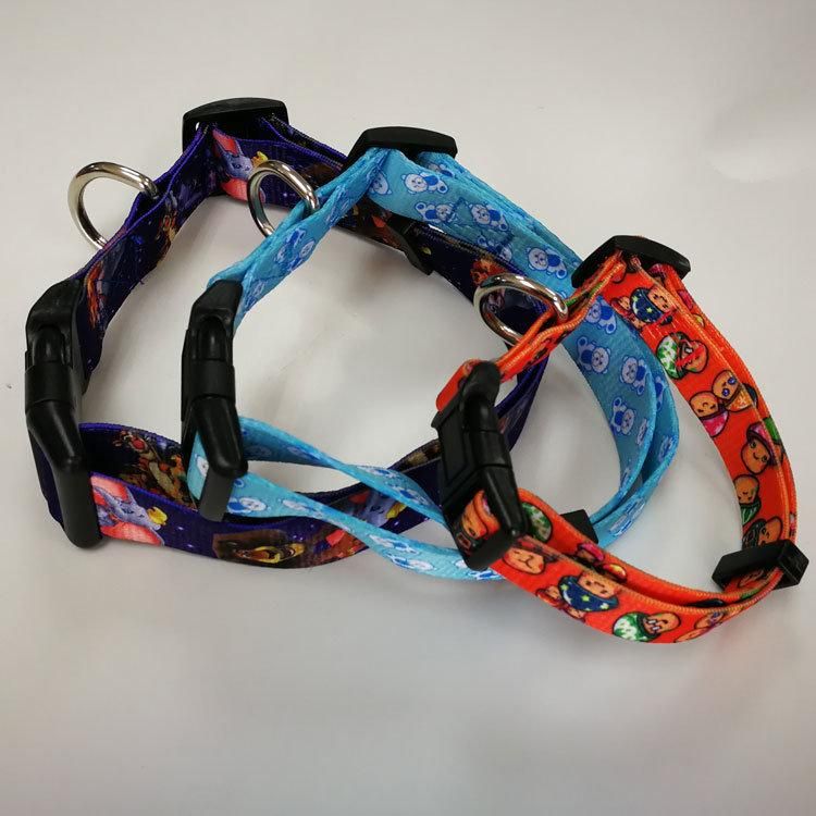 Custom Nylon/ Polyester Printed Pet Supply, Retractable Pet Harness and Lead Products, Personalized Cat Shock Leash and Dog Training Collar