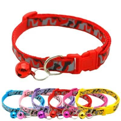 Wholesale Adjustable Colorful Reflective Cat Collar