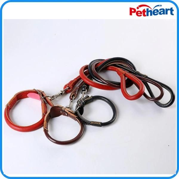 Factory Direct Pet Lead Leather Dog Leash (HP-102)
