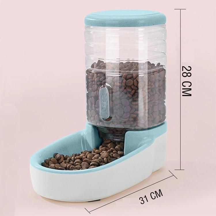 Automatic 3.8L Large Capacity Food Storage Automatic Feeder Water Fountain Feeder Set