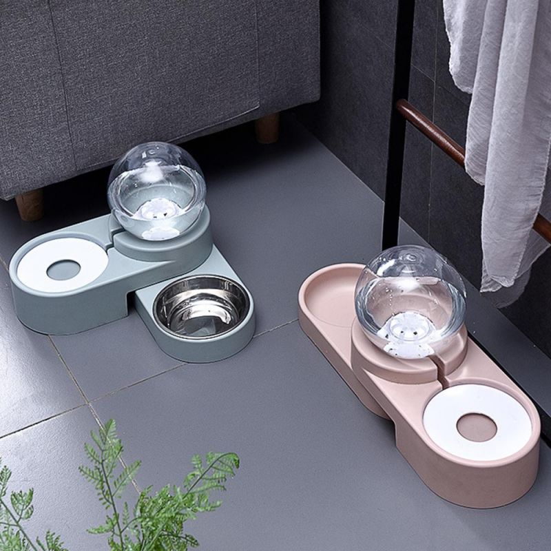 Automatic Pet Feeder Pet Tableware Cat Dog Pot Bowl Pet Feeder Pets Food Bowl