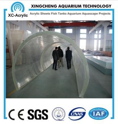 Customized Transparent PMMA Tunnel Aquarium