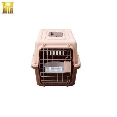 Strong and Durable Iata Approved Plastic Dog Carrier Dog Cage for Air Transport