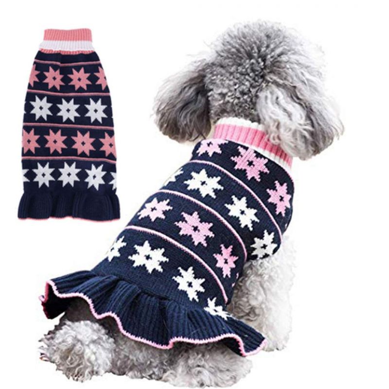 Dog Sweater Pullover Knitted Sweater Dog Clothes