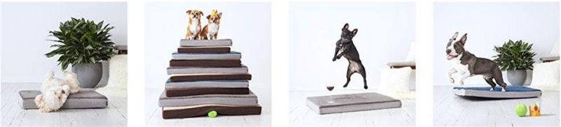 100% Pure Pressure-Relief Memory Foam Puppy Beds with Removable Cover and waterproof Lining