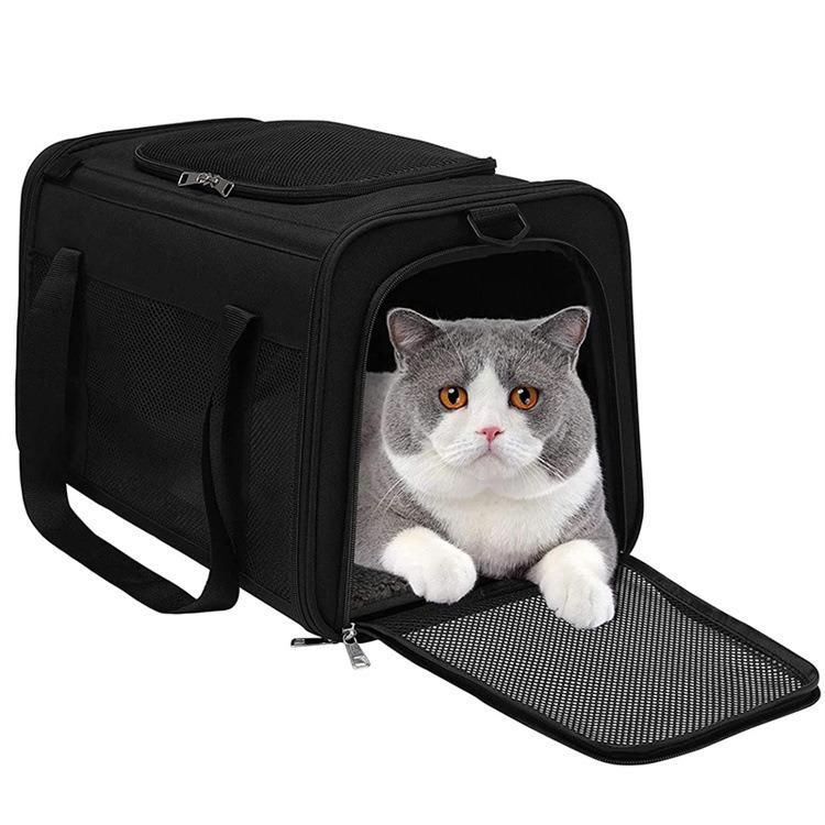 Customize OEM ODM Fashion Collapsible Carrier Travel Bag for Heavy Pets