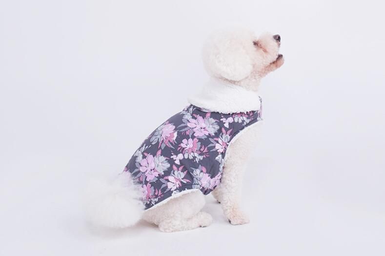 Snowflake Cold Weather Dog Coat Without MOQ