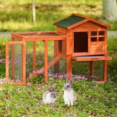 Hot Sale Natural Wood House Pet Supplies Small Animals House Rabbit Hutch