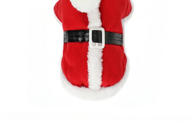 Wholesale Hoodie Cosplay Pet Clothes Santa Style Christmas Dog Costume for Dog Cat